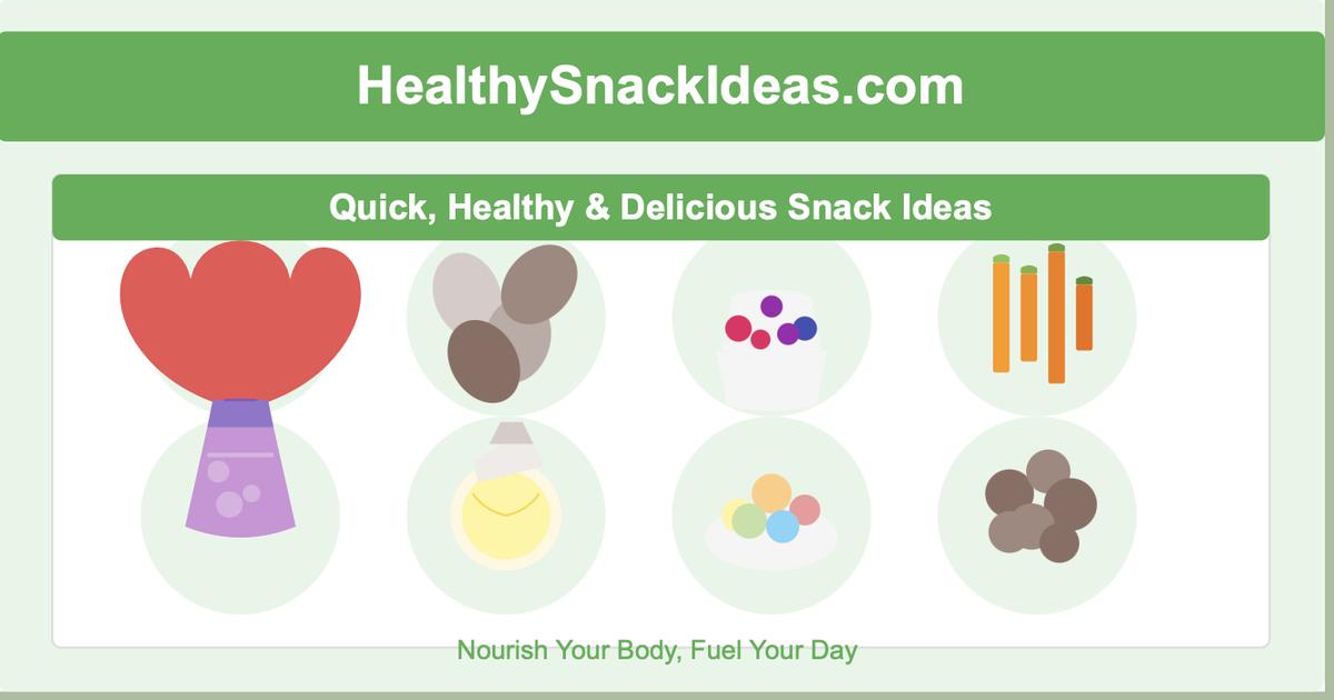 HealthSnackIdeas.com Logo